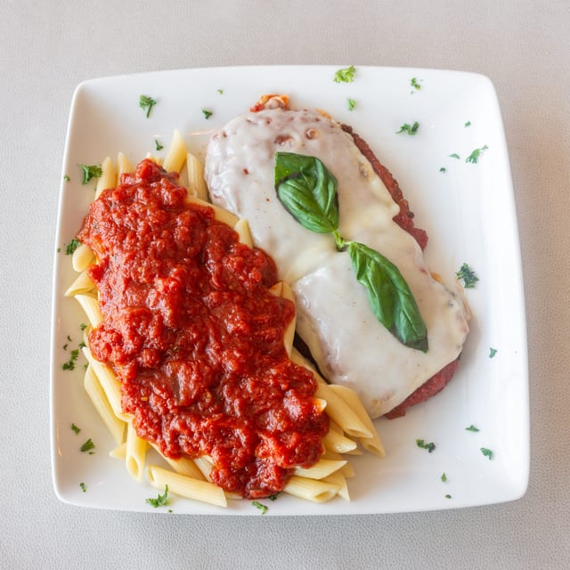 Veal Parmigiana.