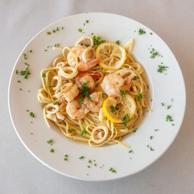Seafood Scampi.