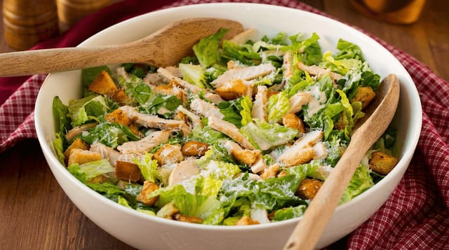 Chicken Caesar Salad.