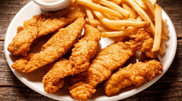 Chicken Fingers & Fries.